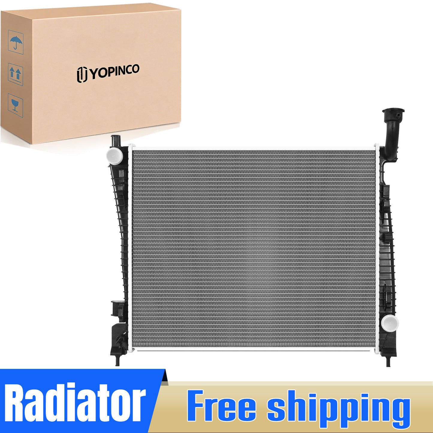 13200 Radiator for Jeep Grand Cherokee 2011-2015 3.6L / 11-21 5.7L / 14-21 6.4L