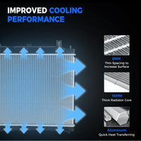 13539 Radiator For 2016 2017 2018 2019 2020 2021 2022 Honda HR-V HRV 1.8L EX LX