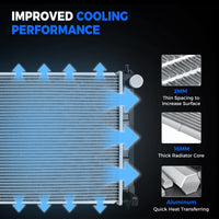CU2988 Radiator for 2007-2018 Nissan Altima 2009-2019 Maxima 2.5L L4 3.5L V6